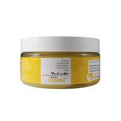 The Mood Factory Happiness Scrubs A Natural Exfoliating Body Scrub With Pure Essential Oil Blends Of Lemon Bergamot And Mandarin 8.25 Fluid Ounce