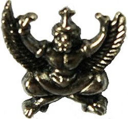 Buddha Wings Religion Gaya Krishna Metal Pin Badge