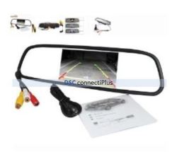 High Resolution 4.3" Color Tft Led Car Rearview Mirror Monitor Parking Assistant 480 240 16:9 Screen