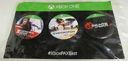 Xbox One 3 Pin Set New Mirrors Edge Catalyst Overwatch Gears Of War 4