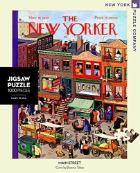 New York Puzzle Company - New Yorker Main Street - 1000 Piece Jigsaw Puzzle