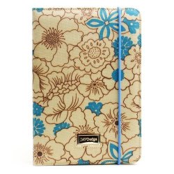 Javoedge Blue Poppy Print Book Style Case With Stand Hand Strap Angled Grooves For The Apple Ipad MINI Ipad MINI 2