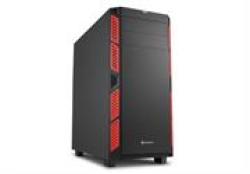 Sharkoon AI7000 Atx Tower PC Gaming Case Red - USB 3.0 Mounting Pos