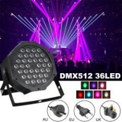Rgb Remote DMX512 Voice-activated 36 LED Stage Light Party Disco Ktv Lamp 110-240V