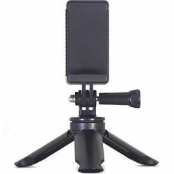 Phone Tripod Stand MINI Portable Universal & Heavy Duty Adjustable Mount Steady With Protective Padding Under Its Legs For Android Iphone Dslrs And Gopro.