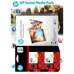 HP 652 Value Pack + Snapshot Media