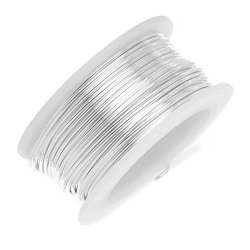 Beadalon Artistic Wire 18-GAUGE Tarnish Resistance Silver Wire 4-YARD