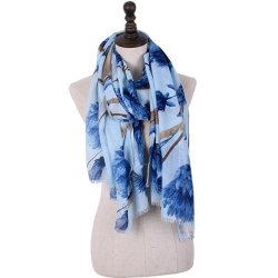 Women 180CM Pashmere Flower Soft Scarf Casual Thickening Warm Shawl Scarves