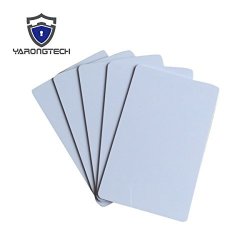 YARONGTECH-13.56MHZ Iso 14443A Blank White Printable Mifare Classic 1K Chip Plastic Nfc Card Ic Card Rfid Card Pack Of 10