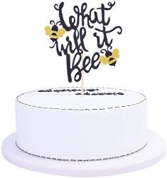 Shami What Will It Bee Cake Topper Bumble Bee Baby Shower Cake Topper Gender Reveal Party Decorations He Or She Party Glitter Decorations Prices Shop Deals Online Pricecheck