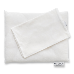 Baby Pillow Case Milky White Soft Cotton Knit 30X40CM