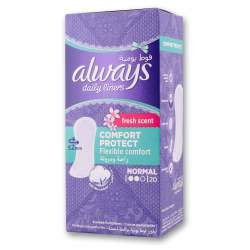 Always Daily Liners Normal Flow 20 Pack - Scented