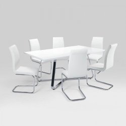 Orion Dining Table + 6 X Piper Dining Chairs