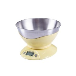 Kitchen Scale With Detachable Bowl - Yellow
