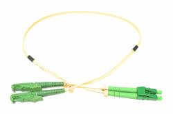 Ultra Spec Cables Singlemode Duplex 9 125 E2000 APC To Lc apc Fiber Optic Cable - 0.5M