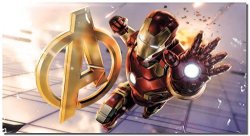 Picture Sensations Framed Canvas Art Print Iron Man Marvel Avengers Age Of Ultron Super Hero - 36"X20
