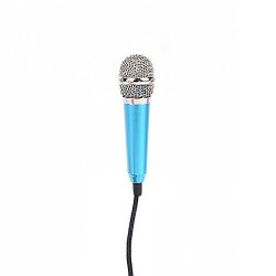 BRAVE669 3.5MM Universal Wire Connect Karaoke Metallic MINI Microphone For Cell Phone PC