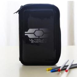 School Stationery Office Supply Creative Multi-layer Pen Pencil Case Bag Gray Gradient