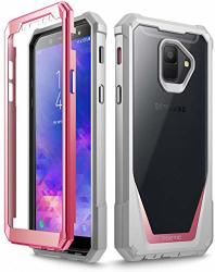 Galaxy A6 Case Poetic Guardian Scratch Resistant Back Built-in-screen Protector Full-body Rugged Clear Hybrid Bumper Case Samsung Galaxy A6 2018 Do Not Fit Galaxy