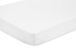 Fitted Cot Sheet - White