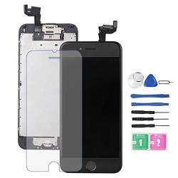 For Iphone 6s Screen Replacement Black Drscreen Lcd Touch Digitizer Complete Display A1633 A1688 A1700 With Home Button Proximity Sensor Ear Speaker Front Reviews Online Pricecheck