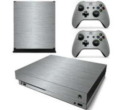 Skin-nit Decal Skin For Xbox One X: Brushed Steel