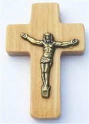 Small Marfim Wood Crucifix