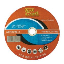 Cutting Disc Steel And Ss 230X1.6X22.22MM - 4 Pack