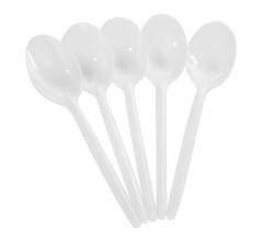 Plastic Dessert Spoons 25PK