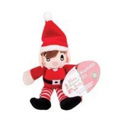 Magnetic Elf - Plushy Toy - Red & White - 2 Pack