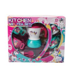 Tea Set - Childrens Toy - Unicorn - Assorted Cutlery - 9 Piece - 2 Pack