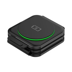 UNITEK Travel Magcharge 3-IN-1 Magnetic Foldable Wireless Charger