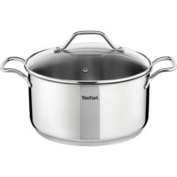 Jamie Oliver Tefal Intuition Stainless Steel Stew Pot 24CM With Lid