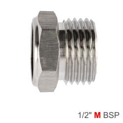 AirCraft Muffler Metal Flat 1 2' Male