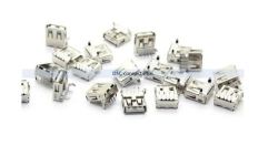 Usb-a 4-pin Female 90 Degree Dip Socket Connector Silver 5-pack ..