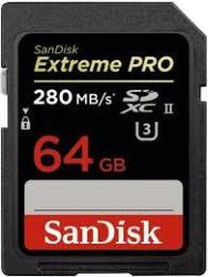 Sandisk Extreme Pro Sdxc 64gb - 280 mb s Uhs-ii -sdsdxpb-064g-g46