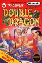 Cgc Huge Poster - Double Dragon Orignal Nintendo Nes Box Art - DDN001 24" X 36"