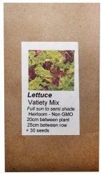 Heirloom Veg Seeds - Lettuce - Variety Mix
