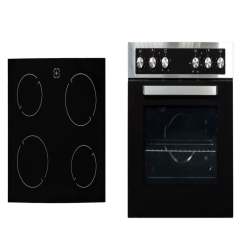 Falco CM6602-A1-SS03 60cm Oven & Ceran Hob Set in Stainless Steel