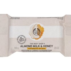 The Body Shop Almond Milk And Honey Soothing And Caring Cleansing Bar 100G
