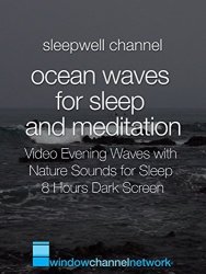 Ocean Waves For Sleep And Meditation. Evening Waves With Nature Sounds For Sleep 8 Hours Dark Screen