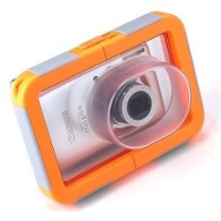 Universal Waterproof Underwater Camera Case With Lens Up To 10M Orange