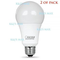 Feit Electric LED 100W 1600 Lumens Omni Directional Light Bulb 2700K 2 Pack