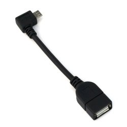 Mizar Micro USB Otg To USB 2.0 Adapter For Samsung Galaxy Note 2 S3 And Nexus 7 With Black Neck Strap