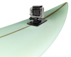 Duragadget Surfboard And Flat Surface Car Boats Snowboard Etc Mount For Gopro HD Hero 3 White Edition Surf Edition & Sport Camera