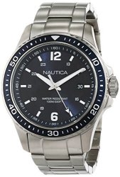 Nautica Men's Analogue Quartz Watch With Stainless Steel Strap NAPFRB013