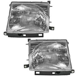 Headlamps Headlights Pair Set Left Lh & Right Rh For Toyota Tacoma Pickup Truck
