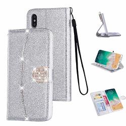Huawei P30 Pro Wallet Case Huawei P30 Pro Bling Case Detachable Magnetic Flip Cover With Id Credit Card Holders And Cash Pocket Wrist Strap