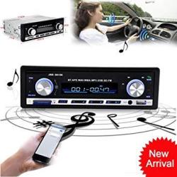Fidgetfidget Bluetooth Audio Receiver Radio New Car Stereo In-dash Fm Aux Input Sd USB MP3
