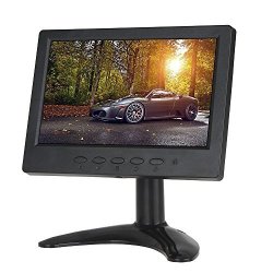 Eyoyo 7 Inch Tft Lcd HDMI Monitor 1024X600 With HDMI Vga Bnc Av Input With Built-in Speakers